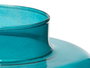 GIFTDECOR Vase en Verre Triple Sphère Aplatie Turquoise 30cm
