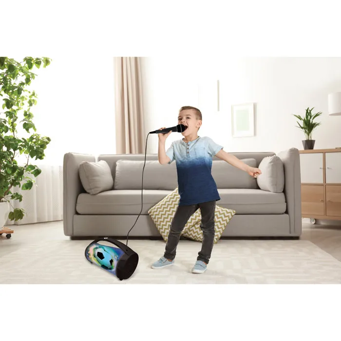 Lexibook Enceinte Bluetooth Football avec Boule à Neige Stitch - Bleu