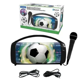 Lexibook Enceinte Bluetooth Football avec Boule à Neige Stitch - Bleu