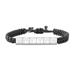 Police PJ26453BSB.01 Bracelet en Nylon Noir