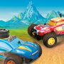 Mondo Buggy radiocommandé Hot Wheels Dune Monster - Bleu