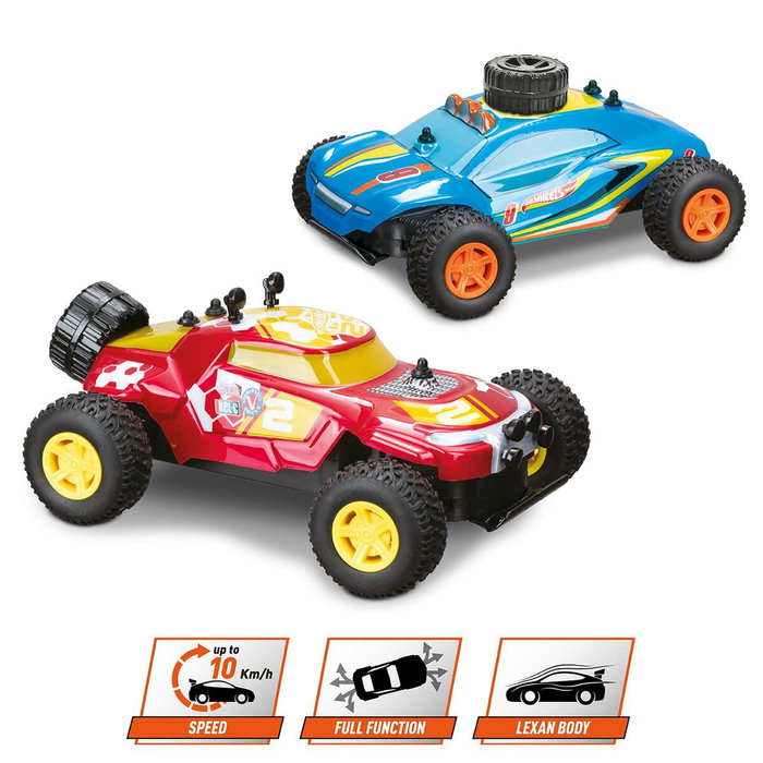 Mondo Buggy radiocommandé Hot Wheels Dune Monster - Bleu