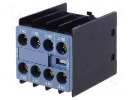 SIEMENS 3RH2911-1HA22 Bloc de contacts NC x2 + NO x2, bornes à vis, montage frontal, S0/S00/S2