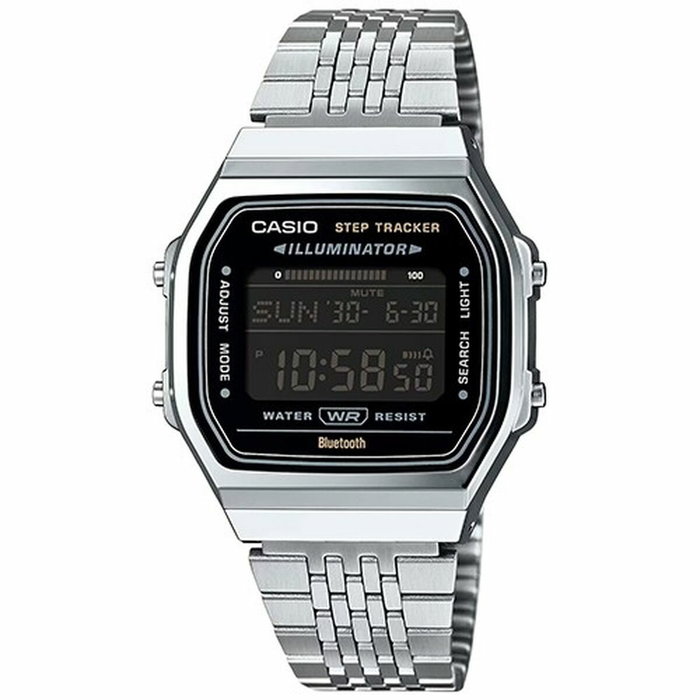Casio Montre Homme ABL-100WE-1BEF Argent / Cadran noir Casio Montre Homme ABL-100WE-1BEF Argent / Cadran noir