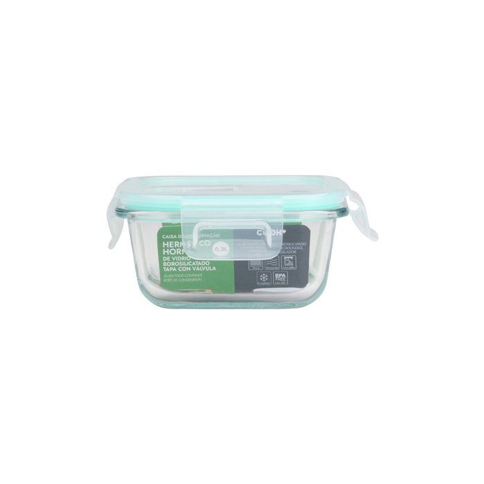 Cook Concept Boîte hermétique carrée en verre 300 ml