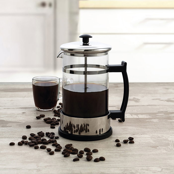 Quid Cafetière Serenia avec Émbolo 60 cL en Verre (6 Unités)