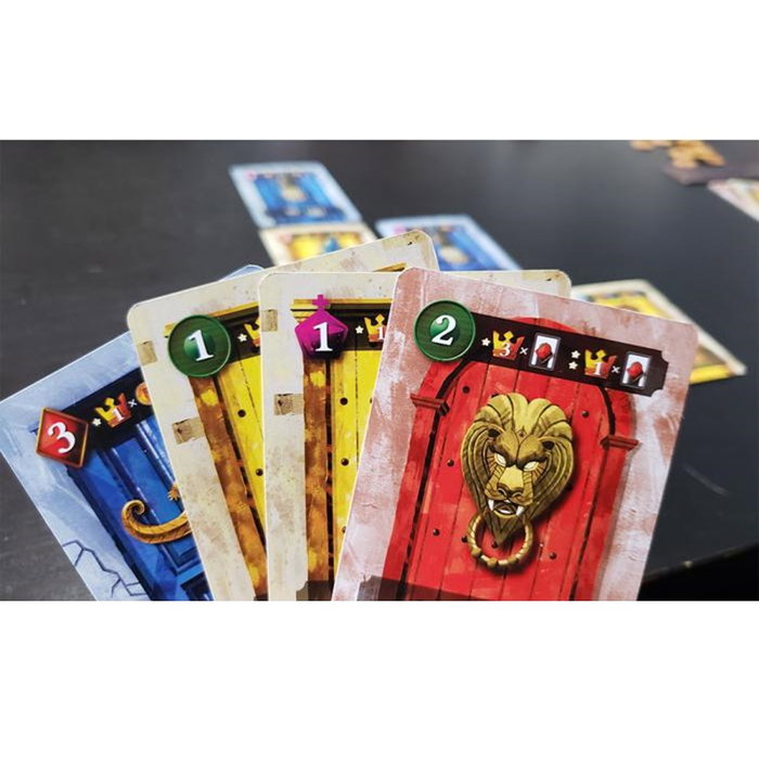 GDM Games Aldabas: Puertas Cartagena - Jeu de société construction de motifs collection de cartes, 1-4 joueurs, 30 min, dès 14 ans GDM Games Aldabas: Puertas Cartagena - Jeu de société construction de motifs collection de cartes, 1-4 joueurs, 30 min, dès 14 ans