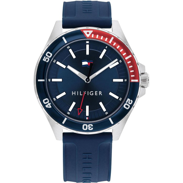 Montre Homme Tommy Hilfiger Argenté (Ø 43 mm) Montre Homme Tommy Hilfiger Argenté (Ø 43 mm)