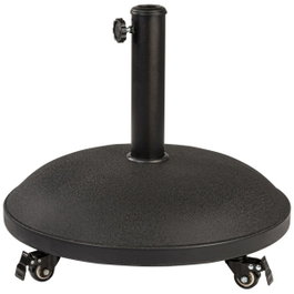 Aktive Base pour parasol Noir 25 kg avec roues