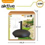 Color Baby - Socle pour parasol en ciment avec roues, capacité 25 kg, tube 4.8 cm, dimensions 50x34 cm
