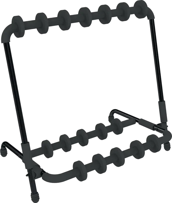QUIKLOK Support pour guitare 6 guitares universel noir acier pliable