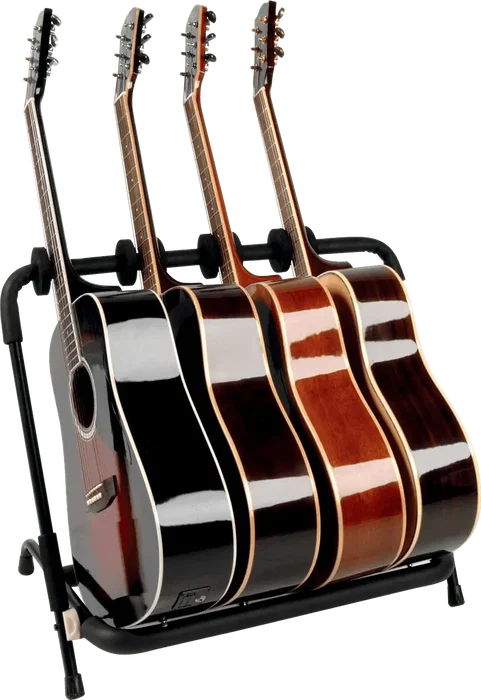 QUIKLOK Support pour guitare 6 guitares universel noir acier pliable