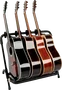 QUIKLOK Support pour guitare 6 guitares universel noir acier pliable