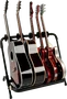 QUIKLOK Support pour guitare 6 guitares universel noir acier pliable