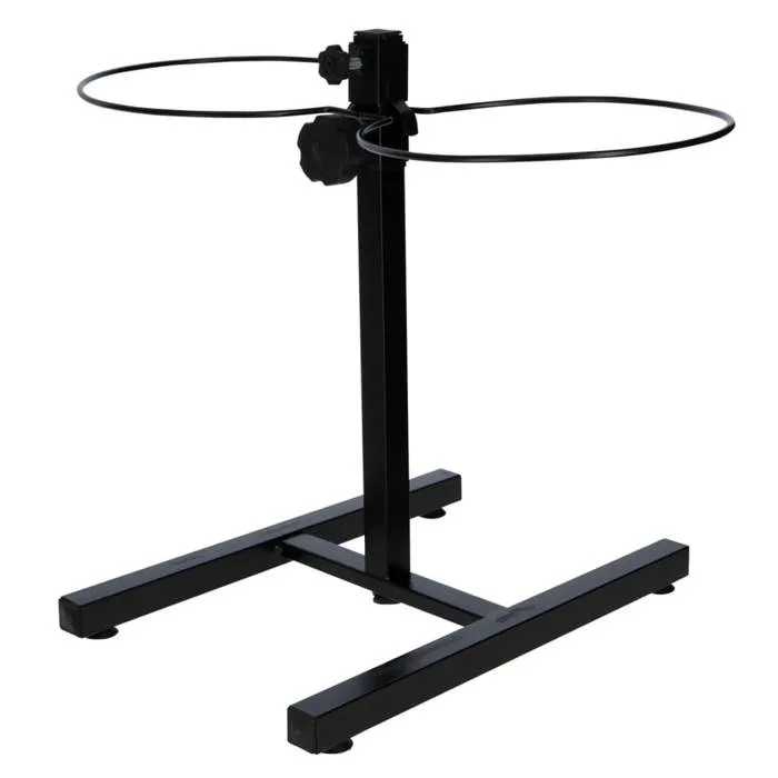 Kerbl 445244 - Mangeoire pour chien avec support, 2 compartiments de 2.8 L (43 cm), couleur noire