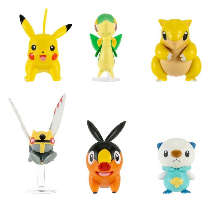 Jazwares Pokémon Battle Figure figurines 6-Pack Jazwares Pokémon Battle Figure figurines 6-Pack