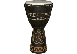 TANGA Djembe 8 pouces décoré motifs africains 25x25,8x44,4 cm