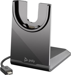 HP Poly Voyager Charging Station Base de Charge USB-C pour Casque Bluetooth