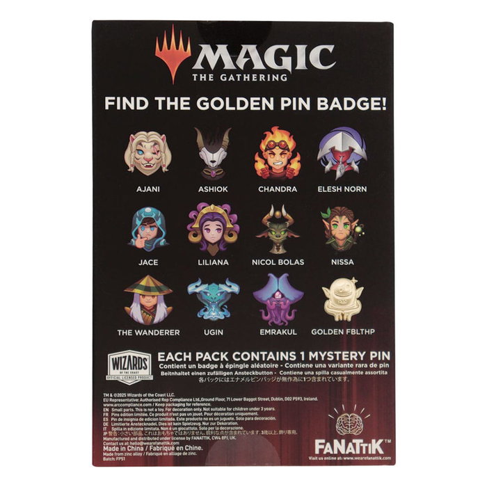 Magic: The Gathering présentoir Pin's Mystery Pin Badge (12) Magic: The Gathering présentoir Pin's Mystery Pin Badge (12)