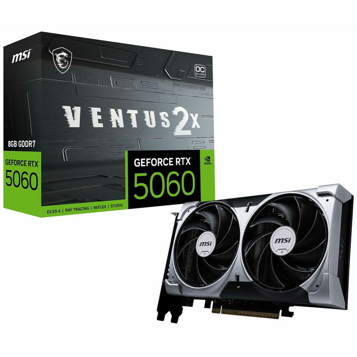 Carte Graphique MSI RTX 5060 8G VENTUS 2X OC GEFORCE RTX 5060 8 GB GDDR7