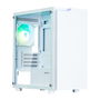 Boîtier ATX semi-tour Zalman T4 PLUS Blanc