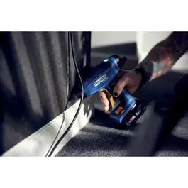Rapid BGX500 - Pistolet à colle sans fil chaud 18V Ø12mm, coffret avec batterie 2.5Ah, chargeur et 4 bâtons de colle - Pour professionnels et amateurs