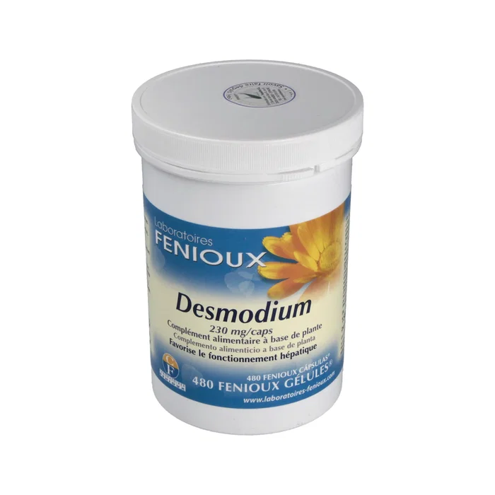 FENIOUX Desmodium 480 gélules Complément alimentaire foie détox FENIOUX Desmodium 480 gélules Complément alimentaire foie détox