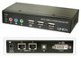 Lindy Extender KVM DVI-D Single Link, USB et Audio, via 2 câbles Cat.6 jusqu'à 50m, Résolution 1920x1200