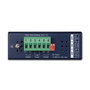 Planet IGUP-805AT Convertisseur de média industriel Gigabit 1 port SFP 1000BASE-X vers 1 port RJ45 10/100/1000BASE-T avec injecteur PoE++ 802.3bt (95W)