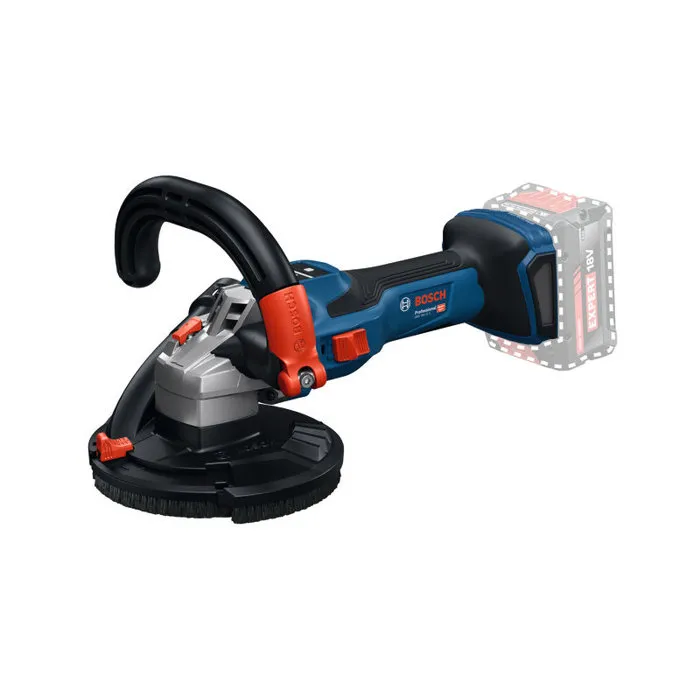 Bosch 0601776201 - Ponceuse à béton sans fil GBR 18V-15 S solo L Professionnelle - Moteur Brushless