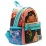 Loungefly - Sac à dos Disney Aladdin Jarmine en polyuréthane avec fermoir métallique doré - 25 x 23.75 x 11.25 cm