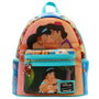 Loungefly - Sac à dos Disney Aladdin Jarmine en polyuréthane avec fermoir métallique doré - 25 x 23.75 x 11.25 cm