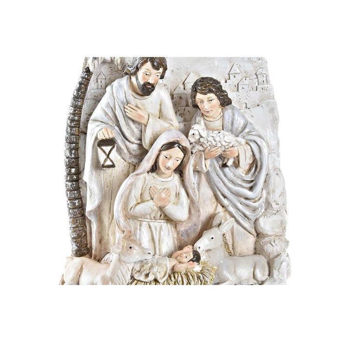 Crèche de Noël DKD Home Decor Doré Crème Résine Multicouleur (18 x 9 x 25,5 cm) (2 Unités) Crèche de Noël DKD Home Decor Doré Crème Résine Multicouleur (18 x 9 x 25,5 cm) (2 Unités)