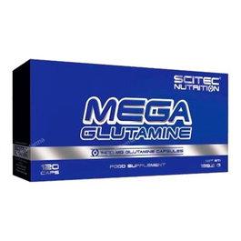 Scitec Nutrition Mega Glutamine - Complément alimentaire de L-Glutamine - 120 capsules