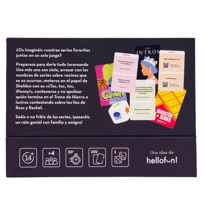 HELLOFUN! Juego Como Conoci a Vuestra - Jeu de société en espagnol basé sur des séries TV, à partir de 14 ans, 4 joueurs minimum HELLOFUN! Juego Como Conoci a Vuestra - Jeu de société en espagnol basé sur des séries TV, à partir de 14 ans, 4 joueurs minimum
