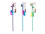 Mascow Bâton Jouet Pour Chat Avec Plumes Couleurs Assorties 6x46x3 cm (Set de 36)