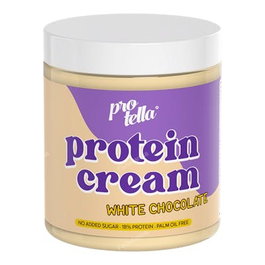 PROTELLA Crème protéique chocolat blanc et noisettes sans sucre ajouté