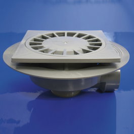 WOLFPACK LINEA PROFESIONAL Siphon de sol PVC T-86-VH 10x10 50-40