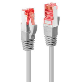 Lindy Câble réseau RJ45 Cat.6 S/FTP blindé, contacts plaqués or, avec manchon anti-accroc, 1.5m, Gris