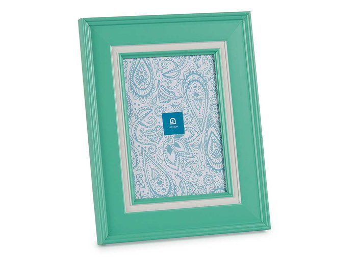 Giftdecor Porte-photos 13x18 cm Menta Vert Plastique et Verre (Set de 24)