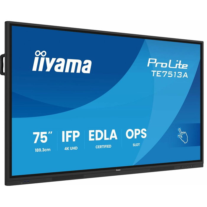 Écran Iiyama TE7513A-B1AG 75" 4K Ultra HD LCD
