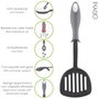 ORYX Spatule Rasera en Nylon avec Manche Antigouttes 34,5 x 11 cm