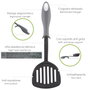 ORYX Spatule Rasera en Nylon avec Manche Antigouttes 34,5 x 11 cm