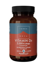 TERRANOVA Vitamine D3 2000UI 50 capsules
