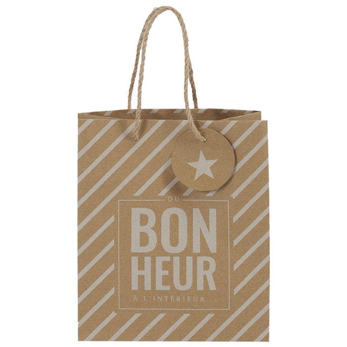 Party Time Sac cadeau en papier kraft 18x10x21 cm assortis Party Time Sac cadeau en papier kraft 18x10x21 cm assortis