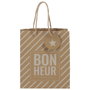 Party Time Sac cadeau en papier kraft 18x10x21 cm assortis