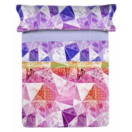 Jeu de draps Lois MAILEN Mauve Lit 1 persone