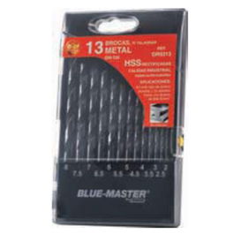 DUVER Jeu de forets HSS 10 pièces 1-10X1M