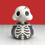 Tubbz figurine PVC Skeleton Halloween 1st Edition 10 cm
