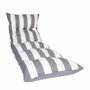 Jardin Privé Coussin de bain de soleil Flocons CANCALE gris et blanc